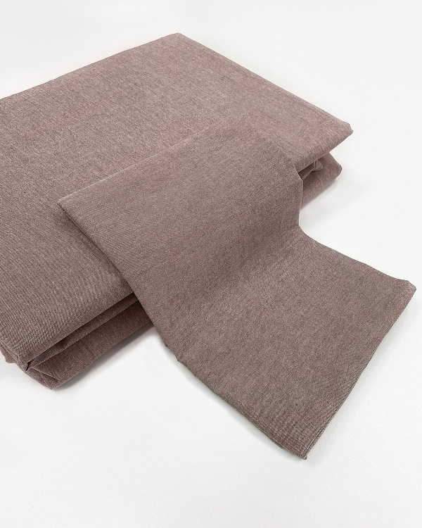 Простыня классическая Orchid Brown, washed cotton Простыня классическая Orchid Brown, washed cotton