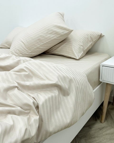 Наволочка Stripe Irish Cream