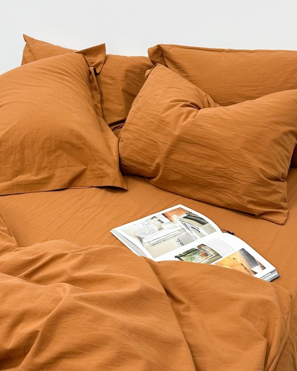 Постельное белье Paprika, washed cotton