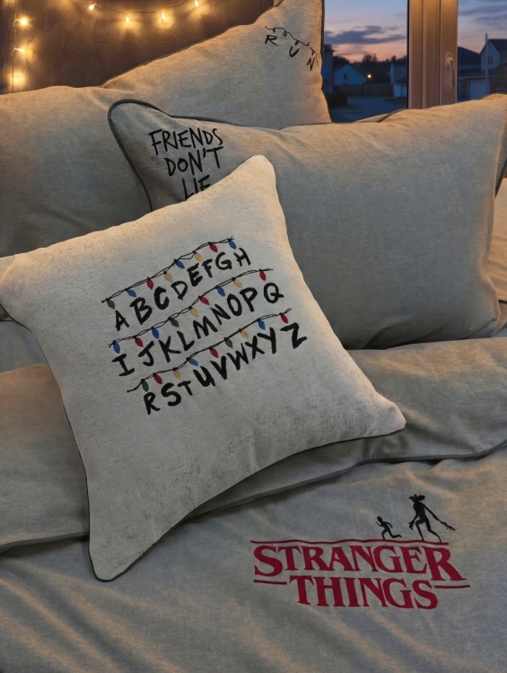 Постельное белье Stranger Things, washed cotton