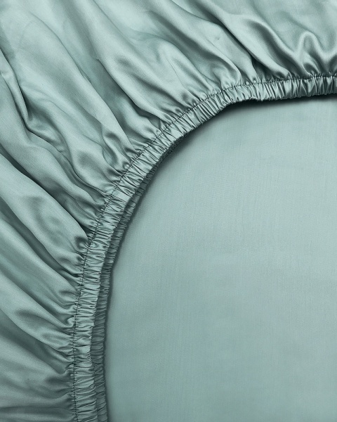 Постельное белье Tencel Fern c простыней на резинке