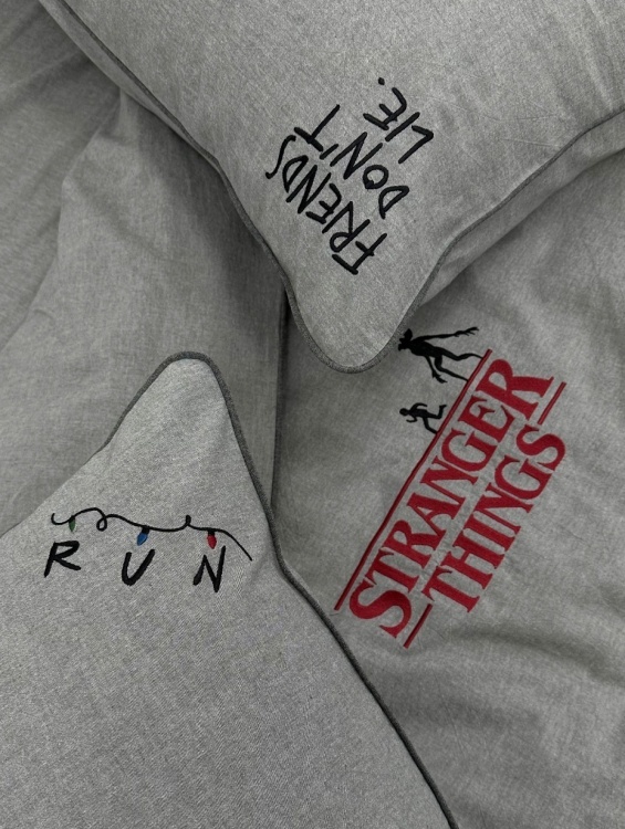 Постельное белье Stranger Things, washed cotton