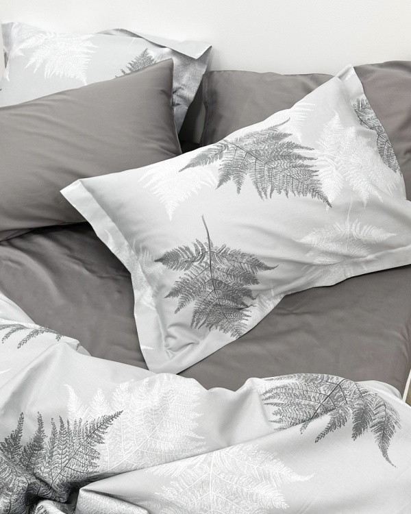 Наволочка Grey Tropics Lux Наволочка Grey Tropics Lux