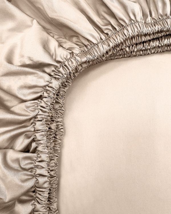 Простыня на резинке Superior Mono, Lux satin