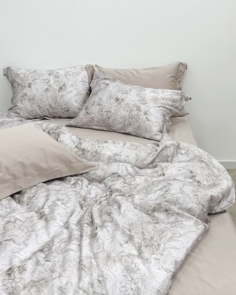 Постельное белье тенсел с хлопком Fleur для детей 3-6 лет с пододеяльником 130х170