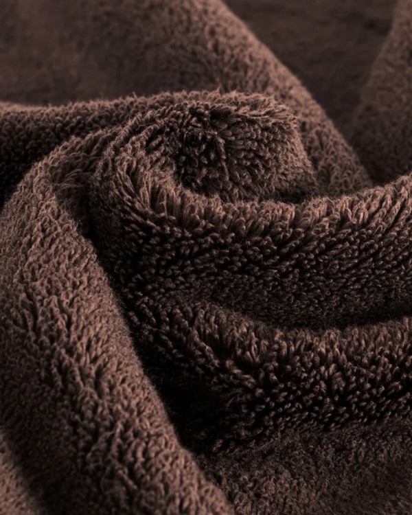 Полотенце из микрокоттона Mora, Коричневое