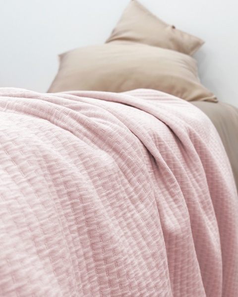 Детское покрывало-плед Cotton Powder Pink