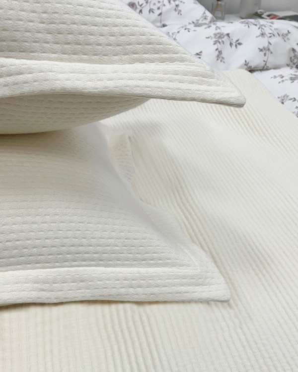 Покрывало-плед Cotton Ivory Покрывало-плед Cotton Ivory