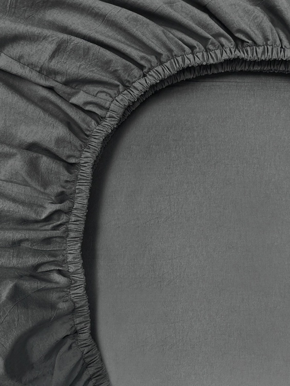 Постельное белье Tommy, washed cotton с простыней на резинке