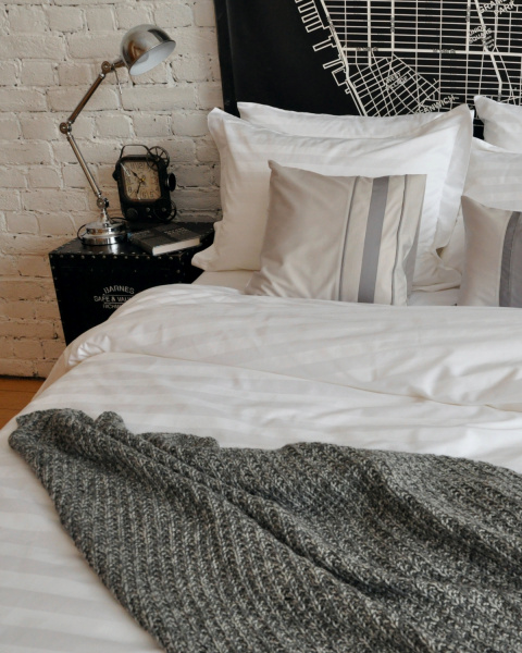 Наволочка Stripe White