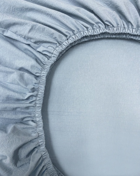 Постельное белье Kids washed cotton с простыней на резинке