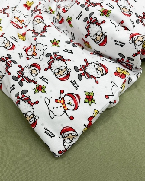 Постельное белье трикотаж Santa с простыней на резинке
