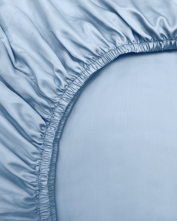 Простыня на резинке Tencel Blue Простыня на резинке Tencel Blue