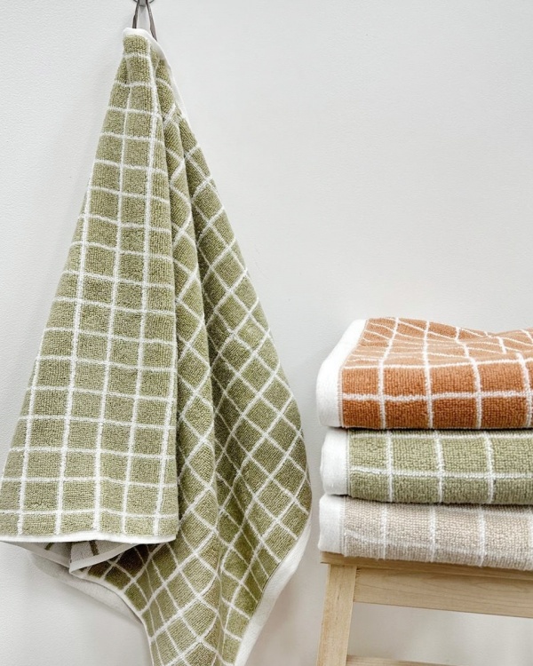 Полотенце из микрокоттона Frame, Алоэ