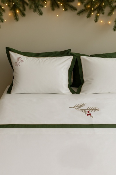 Постельное белье Flame Horse, Lux с простыней на резинке