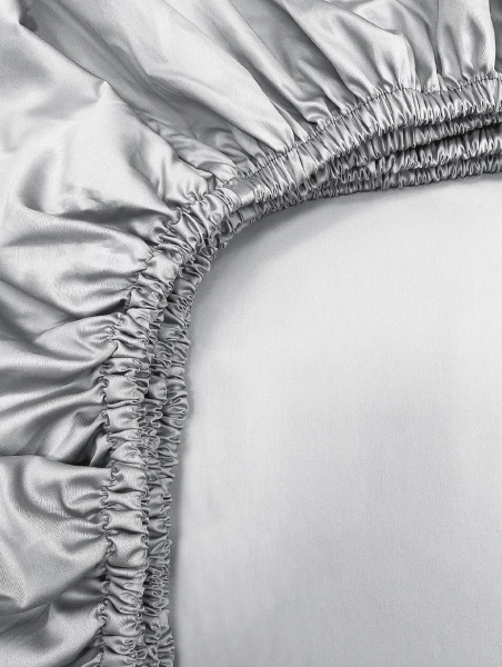 Постельное белье Chrome Royal с простыней на резинке