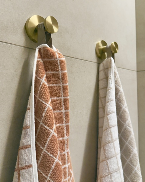 Полотенце из микрокоттона Frame, Бежевое