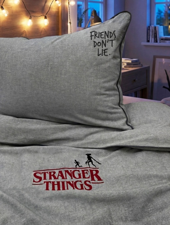 Постельное белье Kids Stranger Things, washed cotton