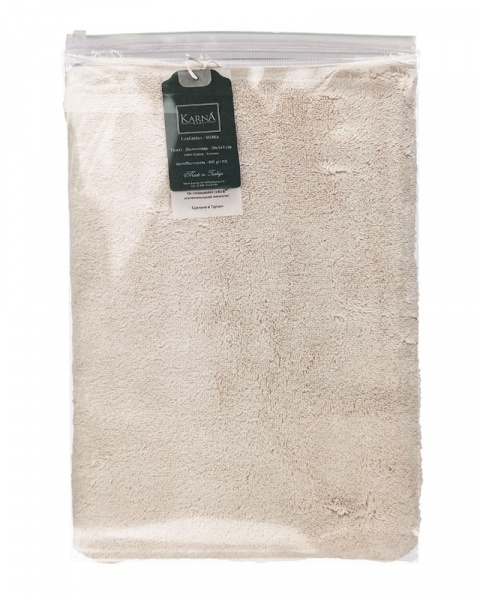 Полотенце из микрокоттона Mora, Кофейное