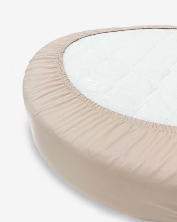 Простыня на резинке Peach Satin Merenga для круглой кровати