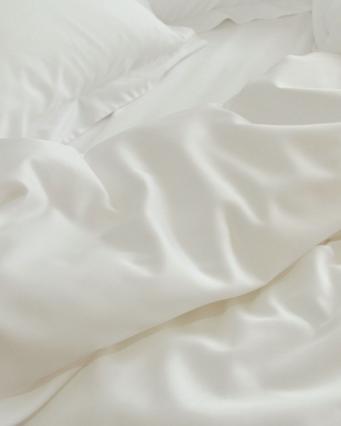 Постельное белье тенсел с хлопком Milk