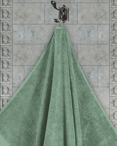 Полотенце махровое Arel, Зеленое