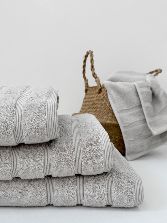 Полотенце из микрокоттона Opus, Серое