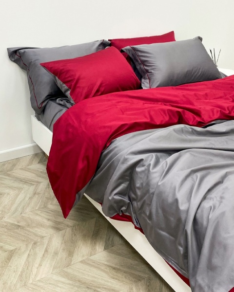 Постельное белье 8th Avenue, Bordo-Silver
