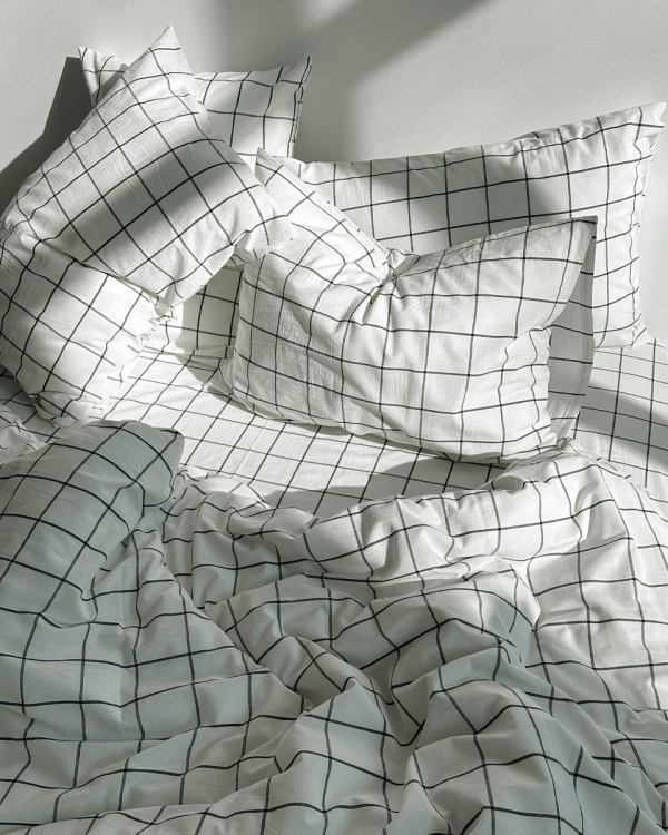 Постельное белье Cozy White, washed cotton